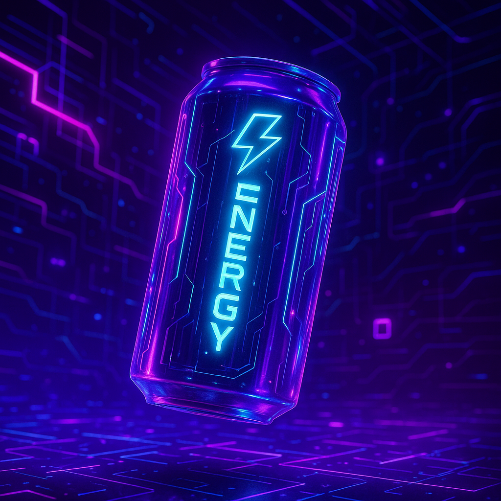 Neon Energy Can